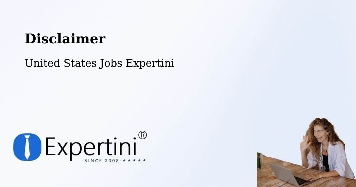 Disclaimer – Penitas - United States Jobs Expertini